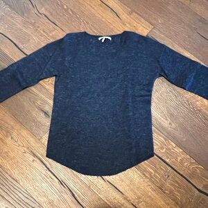 Halston Navy Blue Long Sleeve sweater